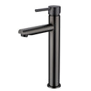 Norico Pentro Gun Metal Grey Round Tall Basin Mixer