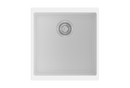 430 x 460 x 200mm Carysil Enigma 100M Single Bowl Granite Kitchen/Laundry Sink Top/Flush/Under Mount