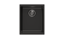 370 x 460 x 200mm Carysil Enigma 100N Single Bowl Granite Kitchen/Laundry Sink Top/Flush/Under Mount