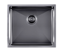 510*450*230mm Gun Metal Grey Hand-made Single Bowl Kitchen Sink(Round Edges)