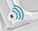 JOHNSON SUISSE LISTO BTW RIMLESS SMART TOILET SUITE W/ REMOTE CONTROL GLOSS WHITE