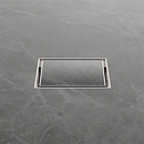NERO 100mm Square Tile Insert Floor Waste with 50mm/80mm outlet