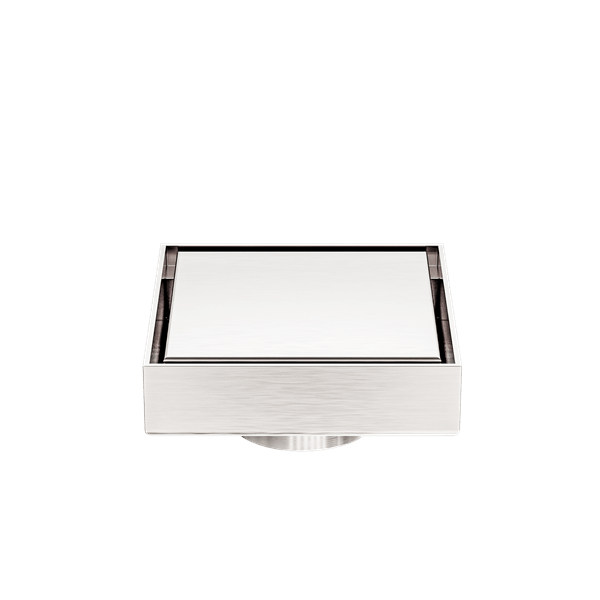NERO 100mm Square Tile Insert Floor Waste with 50mm/80mm outlet