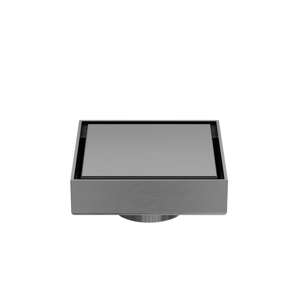 NERO 100mm Square Tile Insert Floor Waste with 50mm/80mm outlet