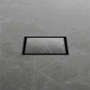 NERO 100mm Square Tile Insert Floor Waste with 50mm/80mm outlet
