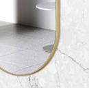 OTTI NOOSA GOLD OVAL MIRROR 900X450MM