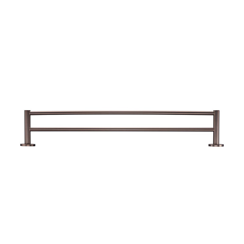 Bella Vista Mica Dusk Bronze Double Towel Rail - 800mm