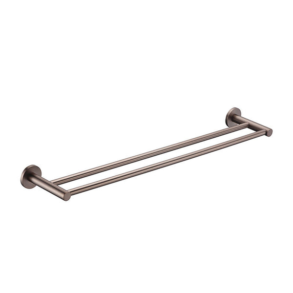 Bella Vista Mica Dusk Bronze Double Towel Rail - 800mm