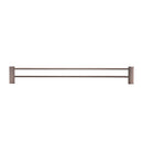 Bella Vista Mica Dusk Bronze Fluted Double Towel Rail - 800mm