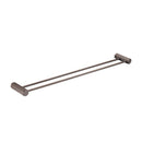 Bella Vista Mica Dusk Bronze Fluted Double Towel Rail - 800mm