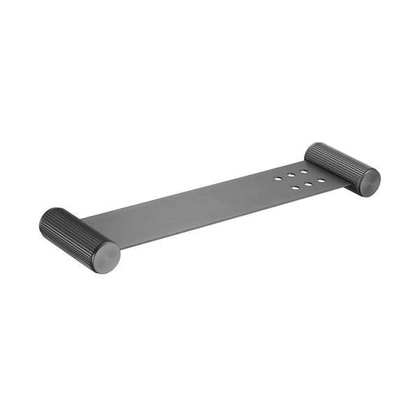 Bella Vista Mica Gun Metal Fluted Stainless Shelf - 400mm