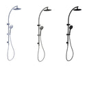 NERO DOLCE TWIN SHOWER CHROME