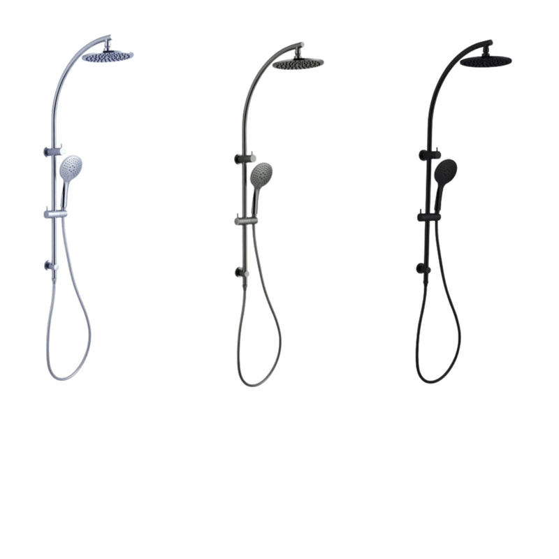 NERO DOLCE TWIN SHOWER CHROME