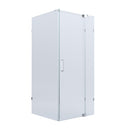 BELLA VISTA KENDRA FRAMELESS OVERLAPPED FRONT AND RETURN PANEL SHOWER SCREEN CHROME