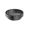 NERO 130MM ROUND TILE INSERT FLOOR WASTE 100MM OUTLET