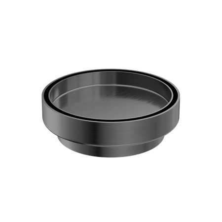 NERO 130MM ROUND TILE INSERT FLOOR WASTE 100MM OUTLET