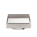NERO 130MM Square Tile Insert Floor Waste 80/100mm Outlet