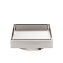 NERO 130MM Square Tile Insert Floor Waste 80/100mm Outlet