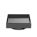 NERO 130MM Square Tile Insert Floor Waste 80/100mm Outlet
