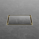 NERO 130MM Square Tile Insert Floor Waste 80/100mm Outlet