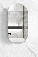 OTTI NOOSA MATTE WHITE SHAVING CABINET 900MM