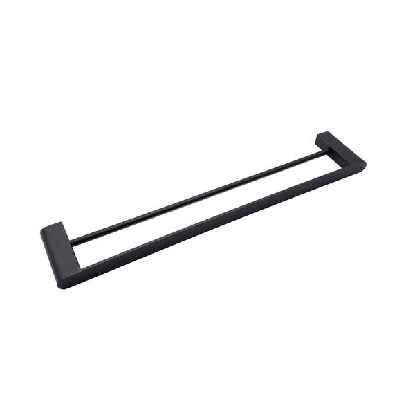 Bella Vista Beki / Supra Matte Black Double Towel Rail - 800mm
