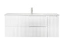 OTTI NOOSA MATTE WHITE 1200MM SINGLE BOWL FLOOR STANDING VANITY