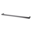 RUSHY Gun Metal Grey Single Towel Rail 600mm