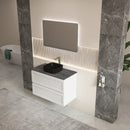 CETO FREMANTLE MATTE WHITE 900MM SINGLE BOWL WALL HUNG VANITY