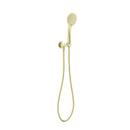 NERO MECCA SHOWER ON BRACKET WITH AIR SHOWER BRUSHED GOLD