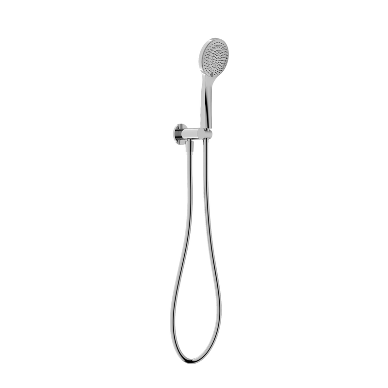 NERO MECCA SHOWER ON BRACKET WITH AIR SHOWER CHROME
