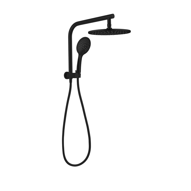 NERO MECCA TWIN SHOWER MATTE BLACK