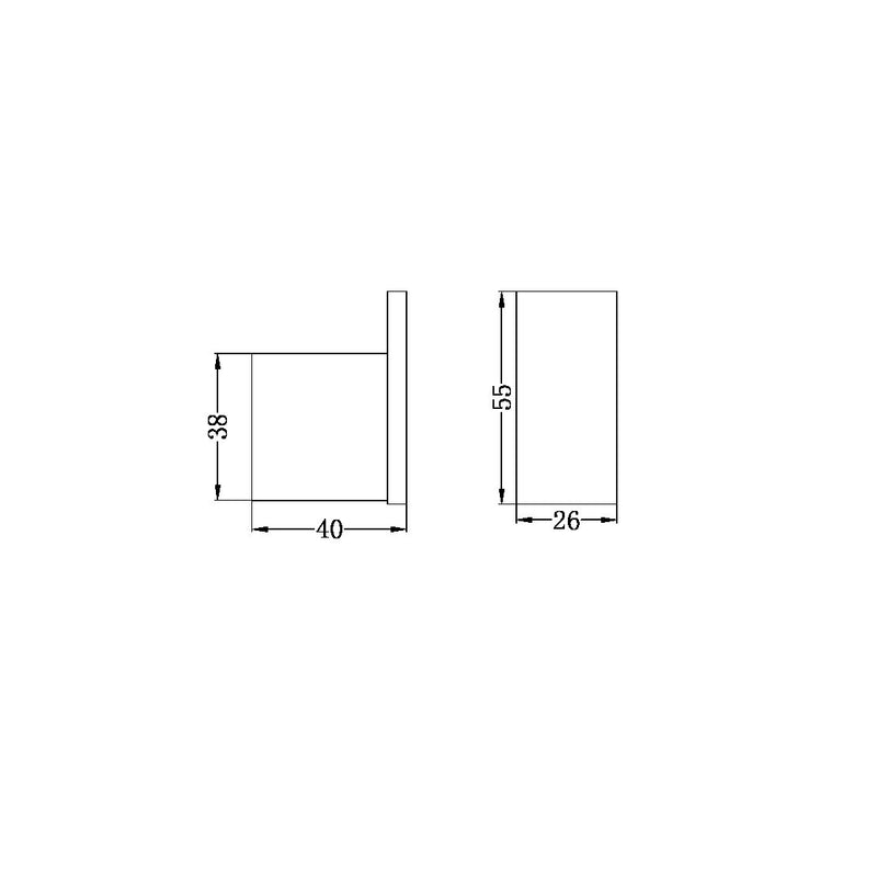 NERO CELIA ROBE HOOK BRUSHED NICKEL