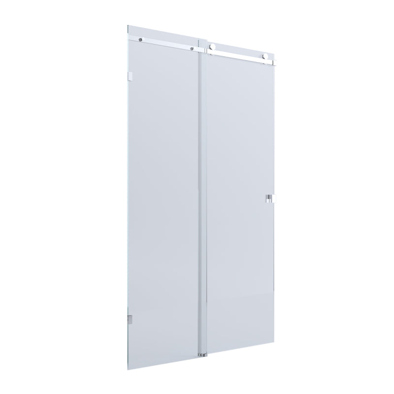 BELLA VISTA VICTORIA FRAMELESS SLIDING FRONT ONLY SHOWER SCREEN CHROME