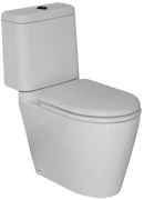 JOHNSON SUISSE SPACE SOLUTION CLOSE COUPLED TOILET GLOSS WHITE