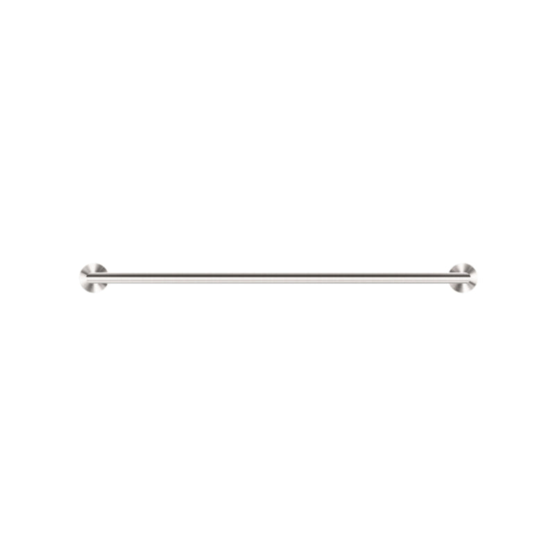 NERO DOLCE DOUBLE TOWEL RAIL BRUSHED NICKEL 700MM
