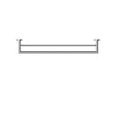 NERO DOLCE DOUBLE TOWEL RAIL CHROME (AVAILABLE IN 700MM AND 900MM)