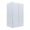 BELLA VISTA VICTORIA FRAMELESS SLIDING FRONT AND RETURN PANEL SHOWER SCREEN CHROME