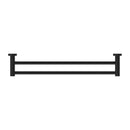 NERO CLASSIC NON-HEATED DOUBLE TOWEL RAIL MATTE BLACK (AVAILABLE IN 600MM AND 800MM)