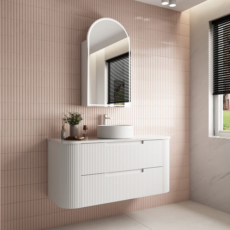 Aulic Curva Wall Hung Vanity 1200mm