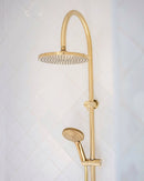NERO OPAL TWIN SHOWER WITH AIR SHOWER 339MM BRUSHED GOLD