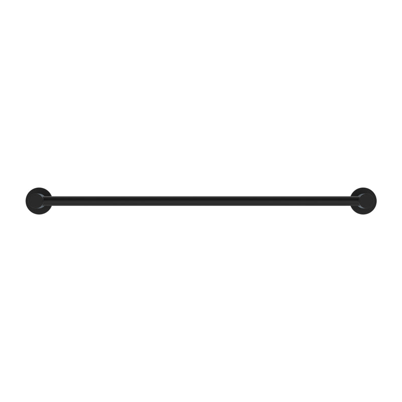 NERO CLASSIC NON-HEATED DOUBLE TOWEL RAIL MATTE BLACK (AVAILABLE IN 600MM AND 800MM)