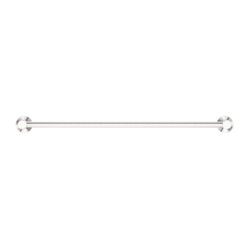 NERO CLASSIC NON-HEATED DOUBLE TOWEL RAIL BRUSHED NICKEL (AVAILABLE IN 600MM AND 800MM)