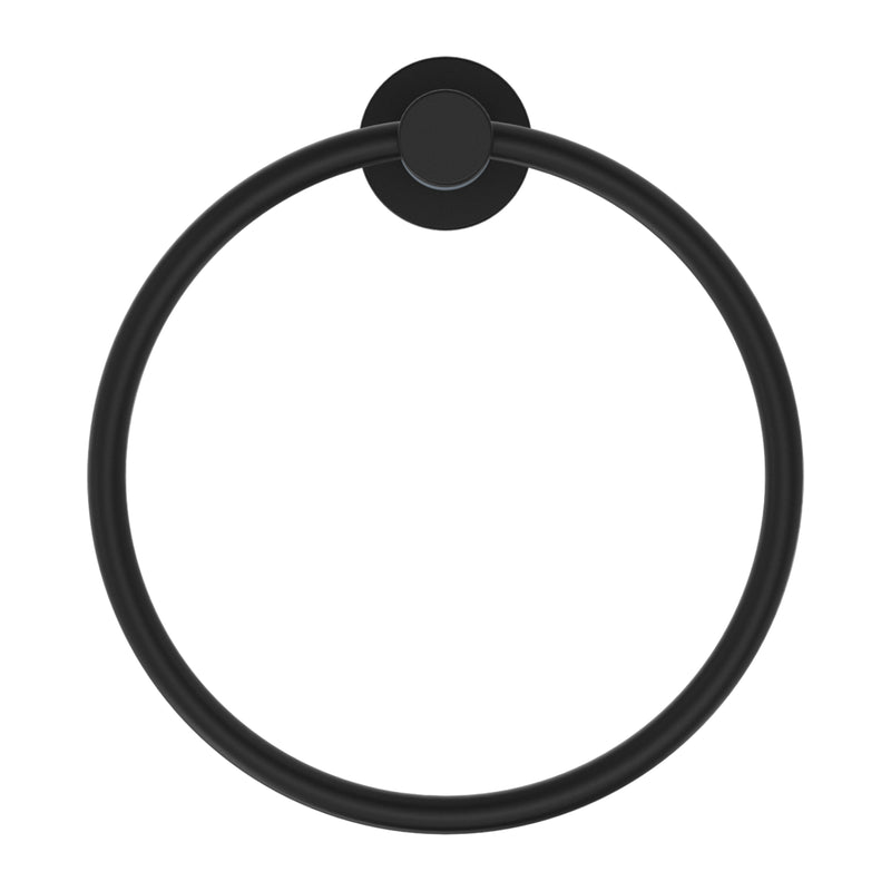 NERO CLASSIC HAND TOWEL RING MATTE BLACK