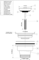ABEY PLUG & WASTE STONE