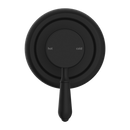 NERO YORK SHOWER MIXER WITH METAL LEVER 100MM MATTE BLACK