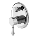 NERO YORK SHOWER MIXER DIVERTER WITH METAL LEVER 160MM CHROME