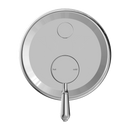 NERO YORK SHOWER MIXER DIVERTER WITH METAL LEVER 160MM CHROME