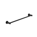NERO CLASSIC NON-HEATED SINGLE TOWEL RAIL MATTE BLACK (AVAILABLE IN 600MM AND 800MM)