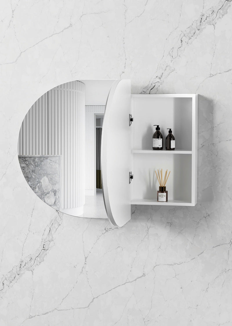 OTTI BONDI MATTE WHITE SHAVING CABINET 1800MM